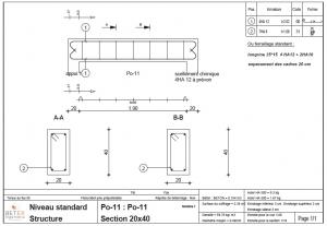 exemple plan ferraillage
