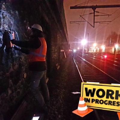 Diagnostic d'un mur de soutènement à Nanterre (92)