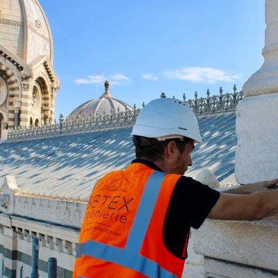 Campagne de mesures Géoradar sur la Cathédrale de La Major