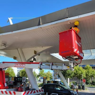 Diagnostic sur des structures métalliques de stations essence en Rhône-Alpes