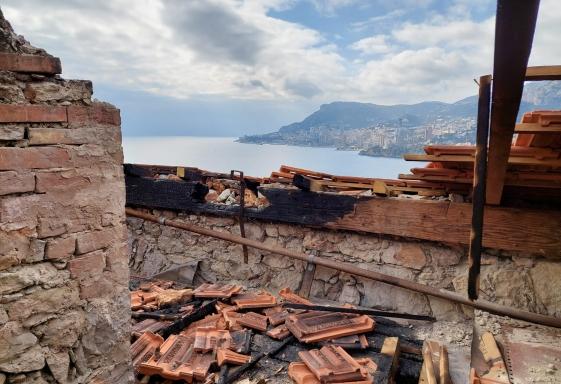 Diagnostic après incendie d'une bastide du 19ème siècle - Roquebrune Cap Martin (06)