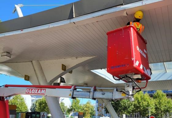 Diagnostic sur des structures métalliques de stations essence en Rhône-Alpes