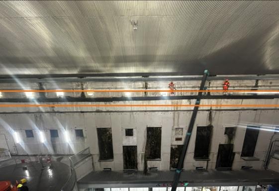 Localisation d'armatures sur une poutre en béton armé - Sainte-Croix du Verdon (04)